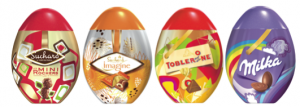 2012, les œufs par Sucard, Milka et Toblerone
