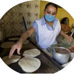 préparation des tortillas